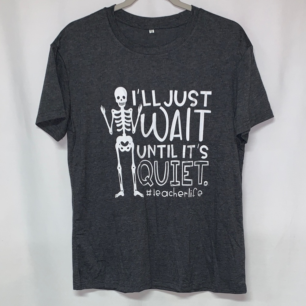 Charcoal Teacher Graphic Women's Tee